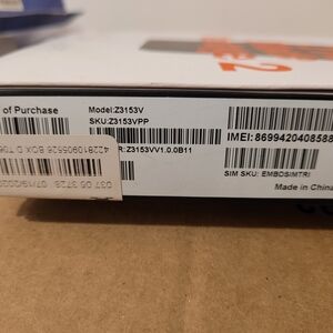 ZTE Z3153V Black Smartphone